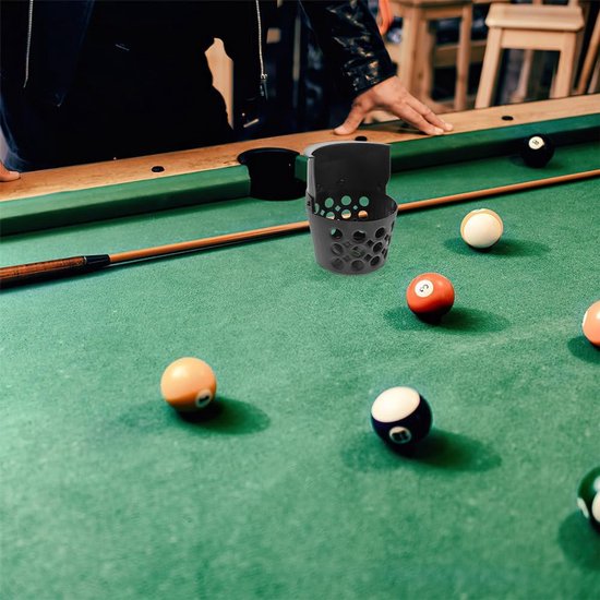 Pooltafel Zakken - Biljart Pockets - Spel Verbeteren - Voorkomt Bal Hangen - 15.80X13.00X12.00CM - Zwart — afbeelding 3