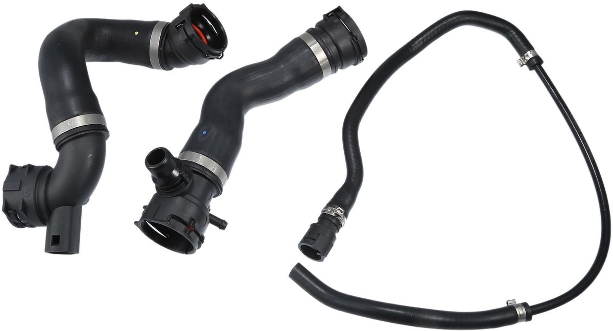Dailygoods - Onderste Koelmiddelenlang voor BMW 325i 2006 Zwart