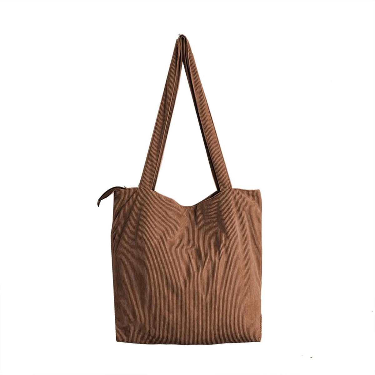 Grote Handtas - Dames Shopper - Dagelijks Gebruik - Ritssluiting Zakvak - 45 cm Breed - Zwart