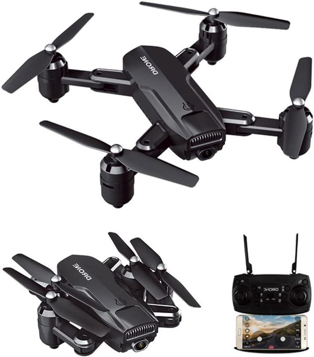 Mini Drone - RC Quadcopter - Beginners Vliegen - 4K HD Camera - 15-18 Min Vlucht - Zwart