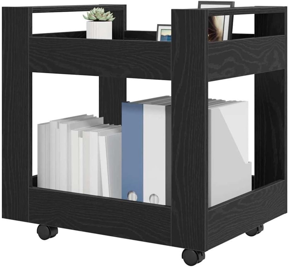 Bureau Trolley - Mobiele Kast - Organisatie Thuis - Soepel Rollende Wielen - 60 x 45 x 60 cm