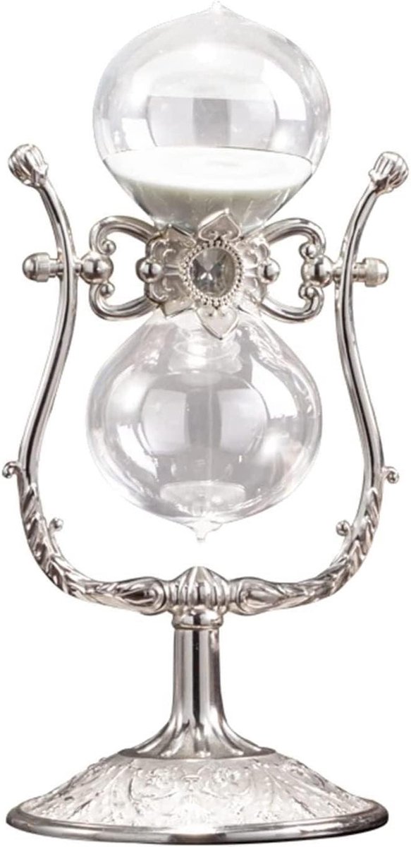 Zandlopers - Tijdmeters - Tijdmanagement Assistent - Vintage Metalen Design - 15 30 60 Min - Brons Zilver