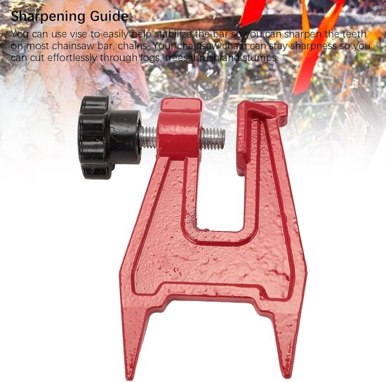 Vijlklem Kettingzaag - Slijpgeleider Montage - Ketting Zagen - Stabiele Boomstronk Grip - 125 cm Lengte - Aluminium — afbeelding 3