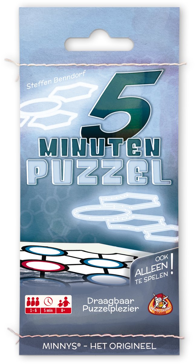 White Goblin Games - Minnys: 5 Minuten Puzzel - familiespel - 1 tot 6 spelers - 5 minuten - Vanaf 8 jaar