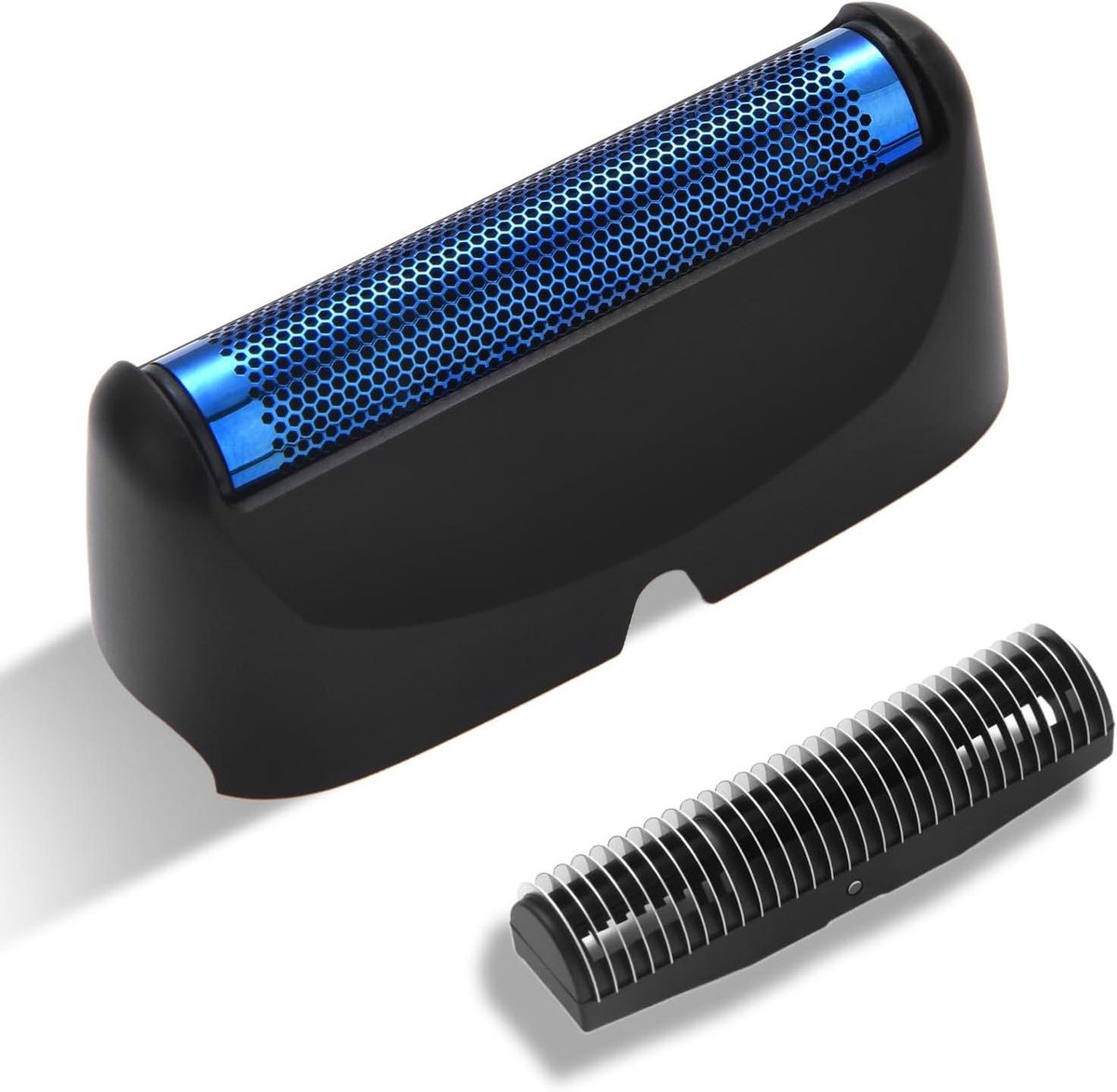 Vervangend Scheerblad - Reserve rooster trimmer - Glad scheren - Hypoallergeen titanium - 20 g - Mat zwart