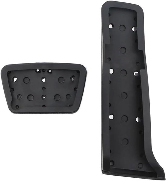 Pedaal Set - Auto Accessoires - Verbeter Rijervaring - Antislip Oppervlak - Roestvrij Staal - Zilver Zwart — afbeelding 4