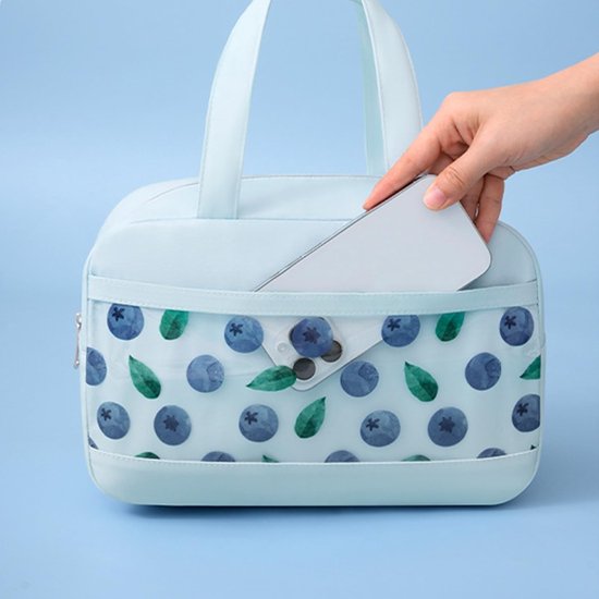 Koeltas Lunchbox - Geïsoleerde Tas - Eten Vers Houden - Lekvrij Waterdicht - 8 Liter Capaciteit - Grijs — afbeelding 3
