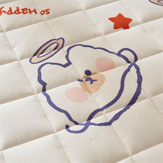 Tatami matras - Vouwmat - Comfortabel slapen - Zachte pluche stof - 90 x 200 cm - A — afbeelding 4