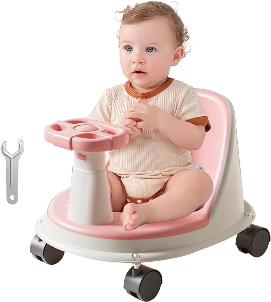 Baby Douchestoel - Baderstoel Kinderen - Veilig Wassen - Antislip Steun - 16 x 25 x 16 cm - Roze