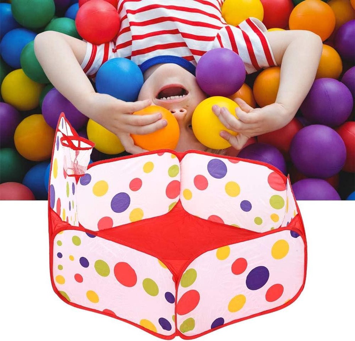 Draagbare Cartoon Speelgoedtenten Ballen Pool Omhoog Kind Buiten Tent Speelgoedtenten B Zwembad B Zwembad Pool Kid Kid Dan een Gewoon Speelgoed Om Verschillende Leren Cognitief Elk Te (150 cm