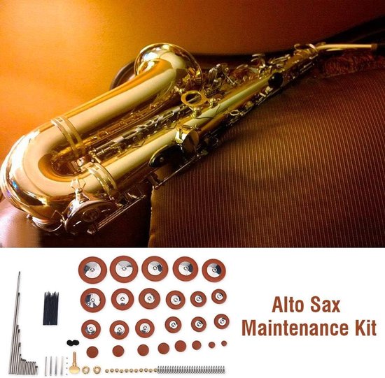 Saxofoon Reparatie Set - Onderdelen Kit - Instrument Onderhoud - Compleet DIY Pakket - 16.5 cm Lengte - Metaal — afbeelding 2