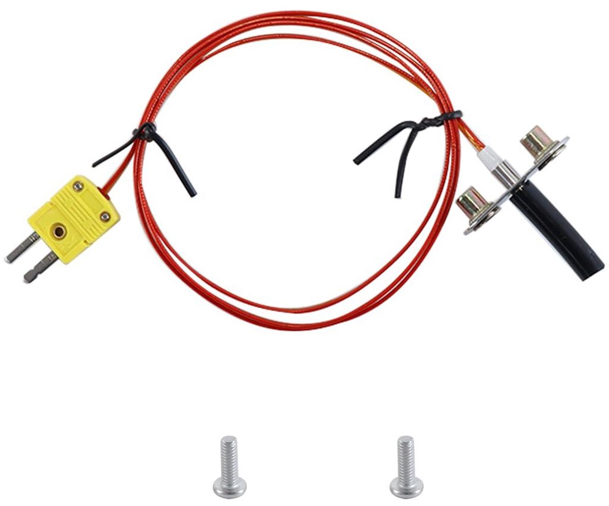 Barbecue Thermokoppel Set - Grill Sensor - Temperatuur Meten - Vaste Beugel - KIT0422 - Zilver