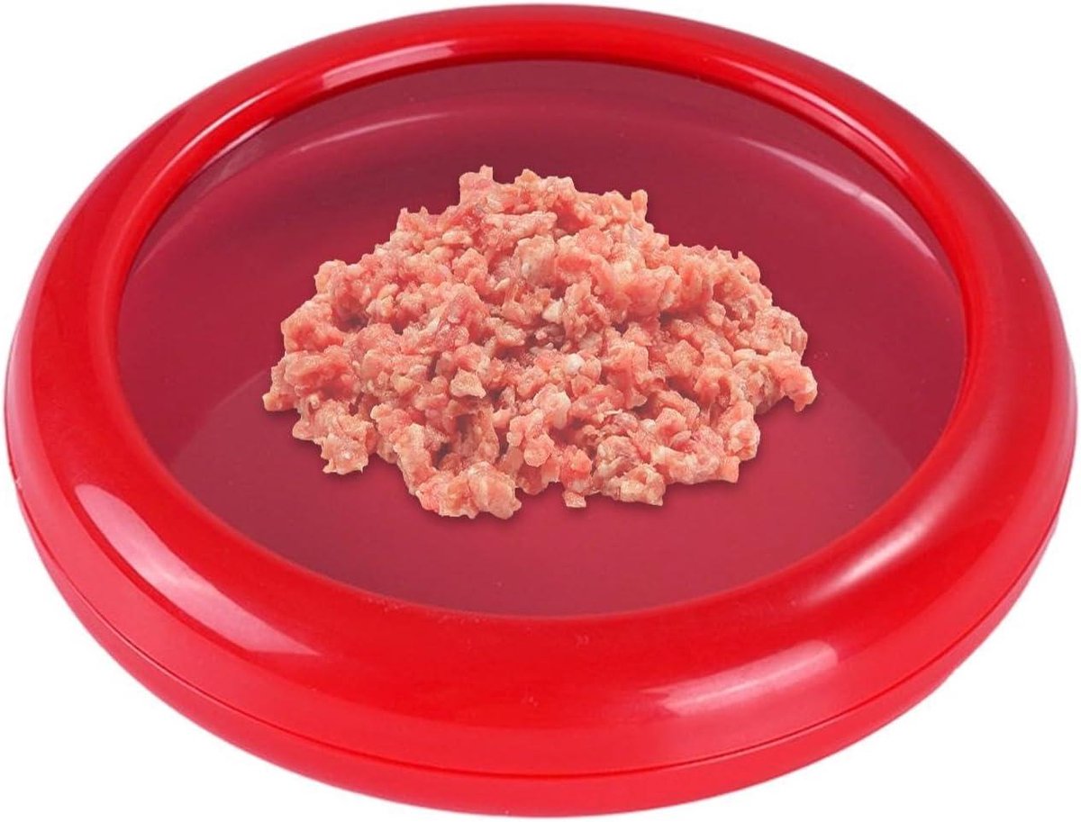 Fruit Bewaardozen - Koelkast Containers - Voedsel Vers Houden - Luchtdichte Siliconen - 17.5L x 14.5B - Rood