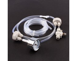 DIY CO2 Generatiesysteem voor Aquaria - Compleet Kit voor Planten en Waterdieren met Nauwkeurige CO2 Regulatie