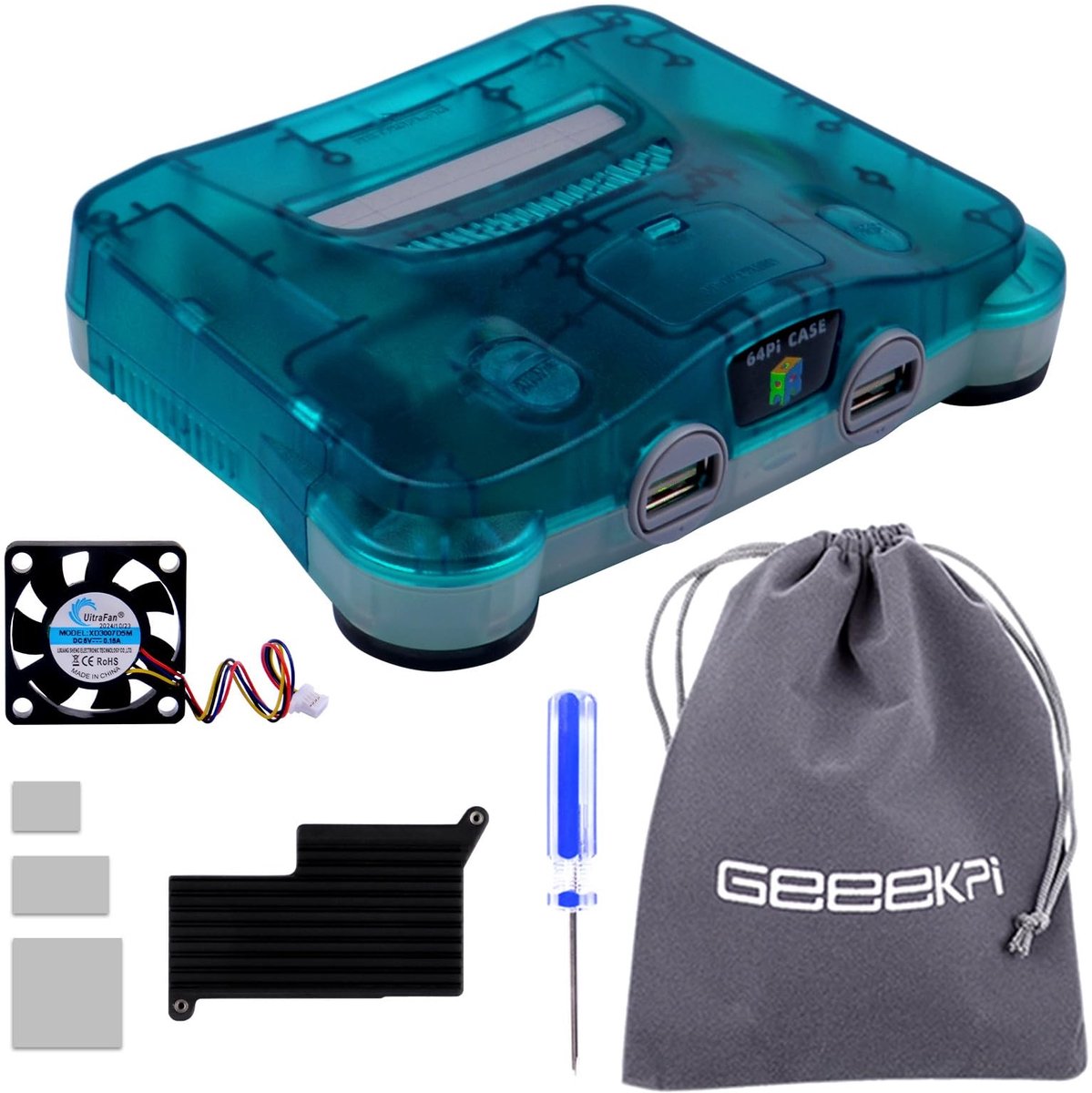 Dailygoods - RetroFlag Case voor Raspberry Pi met Koeling