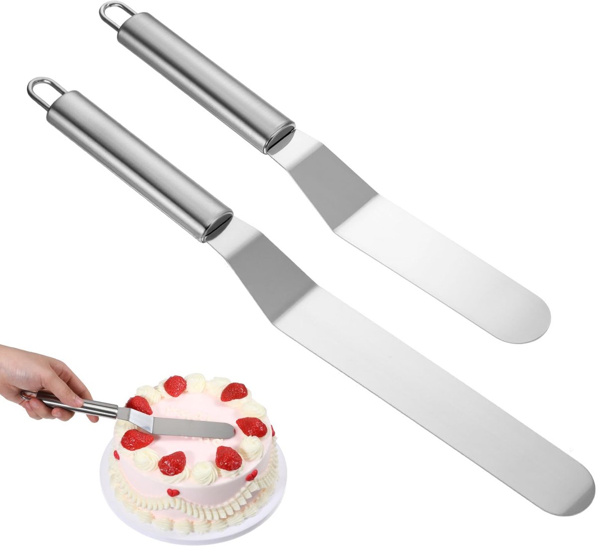 Dailygoods - Set van 2 Hoekpaletten voor Taartdecoratie