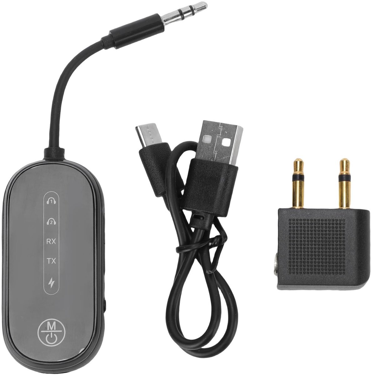 Dailygoods - Bluetooth 5.3 Adapter met 3,5mm AUX Draadloze Audiozender en Ontvanger