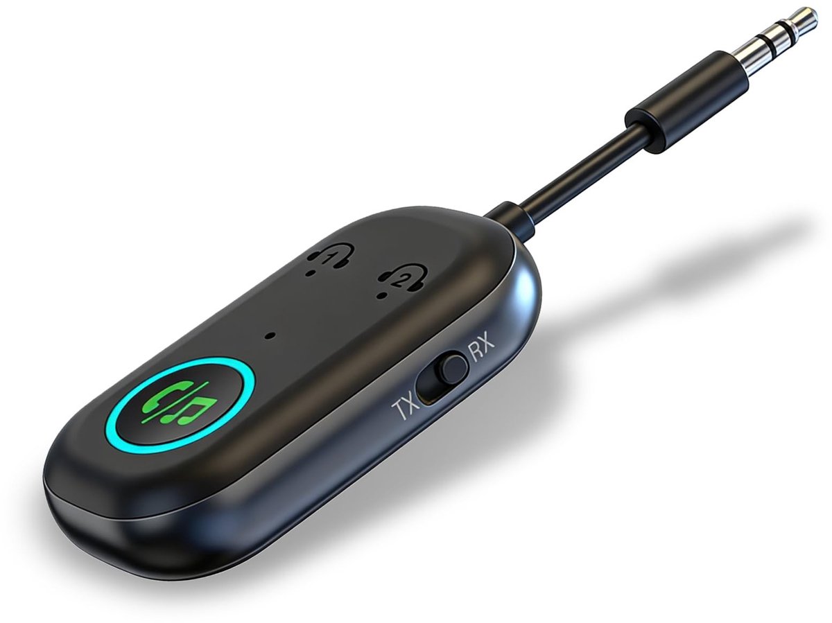 Dailygoods - Bluetooth 5.3 Adapter, 2-in-1 Zender en Ontvanger