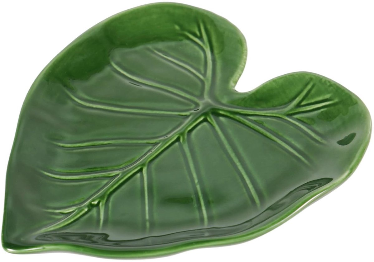Dailygoods - Groene Hartvormige Lepelhouder van Keramiek