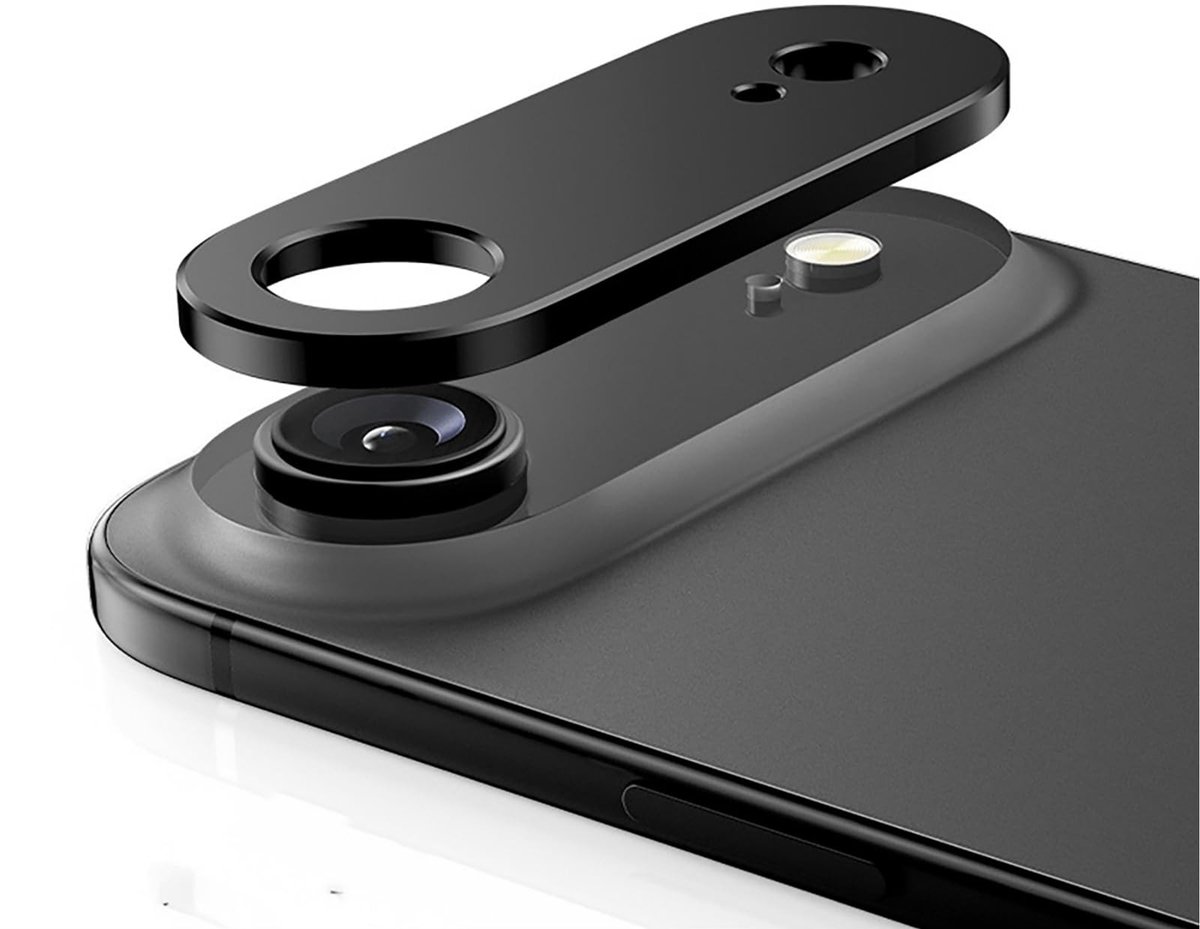 Dailygoods - Camera Beschermfolie voor iPhone 17 Air, 2 Stuks, Krasbestendig