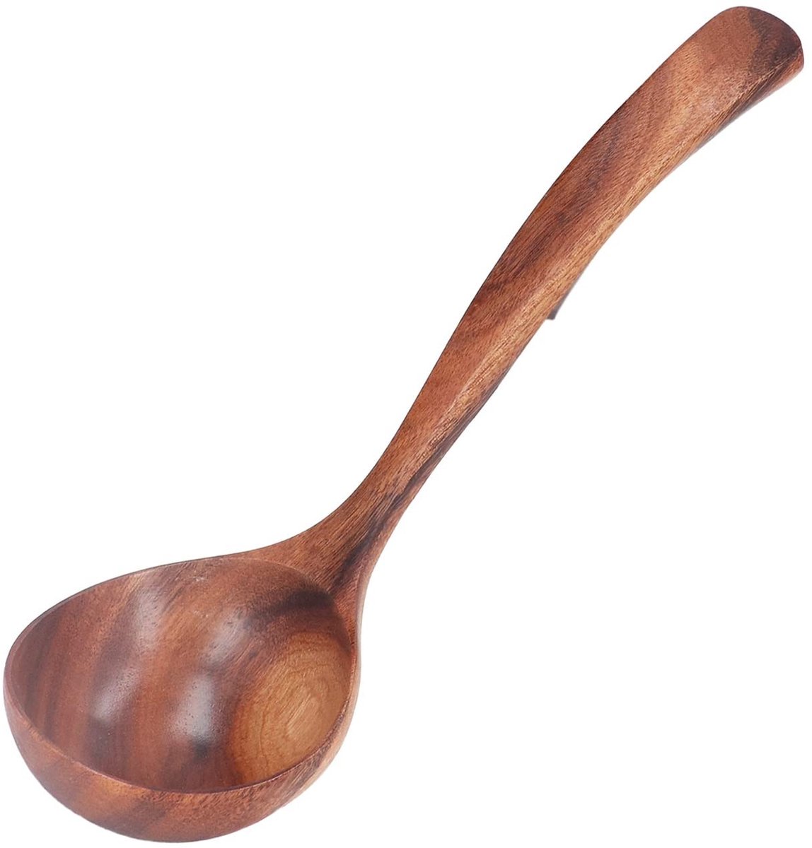 Dailygoods - Houten Soeplepel van Acaciahout met Lange Steel