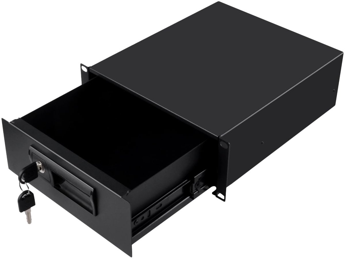 Dailygoods - 10 Inch Server Rack voor DeskPi met Afsluitbare Lade
