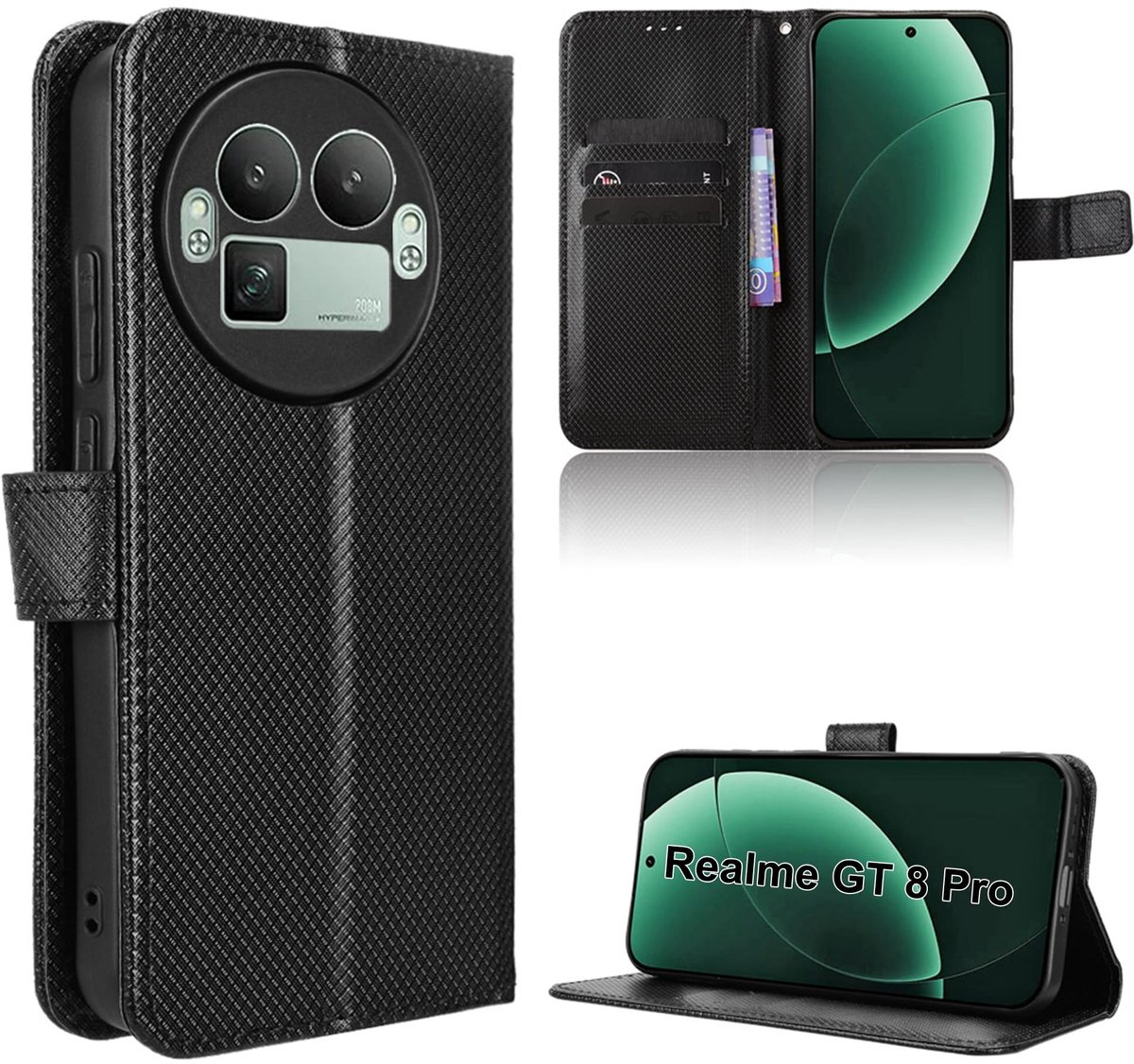 Dailygoods - Premium Magnetische Portemonnee Hoes voor Smartphone