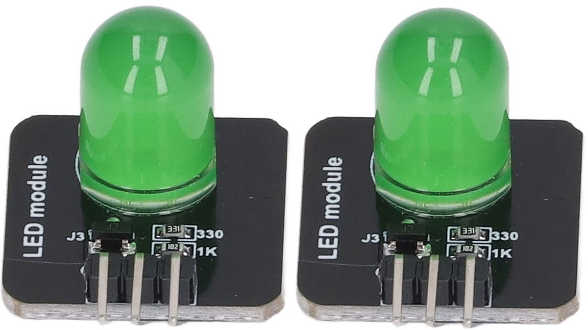 Dailygoods - LED Module 10mm Groen voor Decoratieve Verlichting 10 Stuks