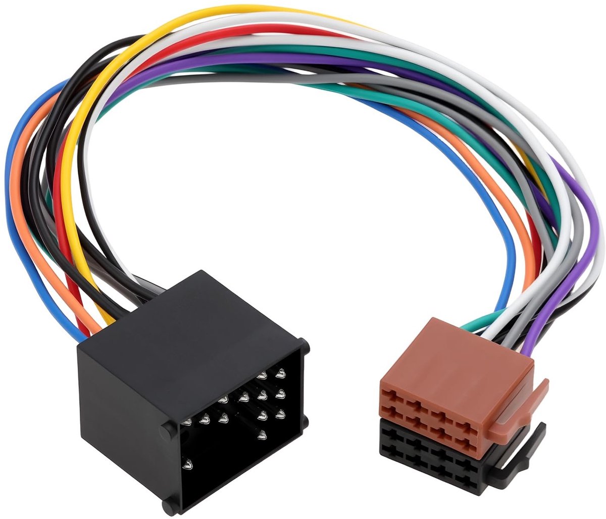 Dailygoods - ISO Autoradio Adapter Kabel 28cm voor BMW Modellen