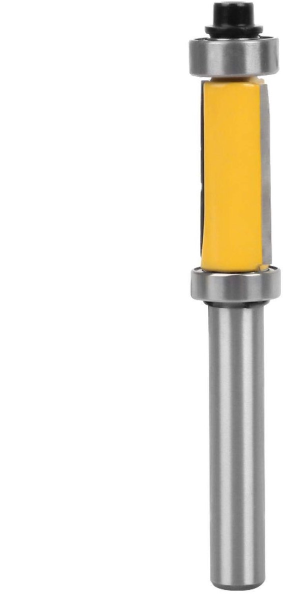 Dailygoods - Dailygoody - Draagbare 8 mm schachtpatroon Flush Trim Router Bit - Houtbewerking - Duurzaam en sterk - Precisie freesgereedschap - Geschikt voor houtb...