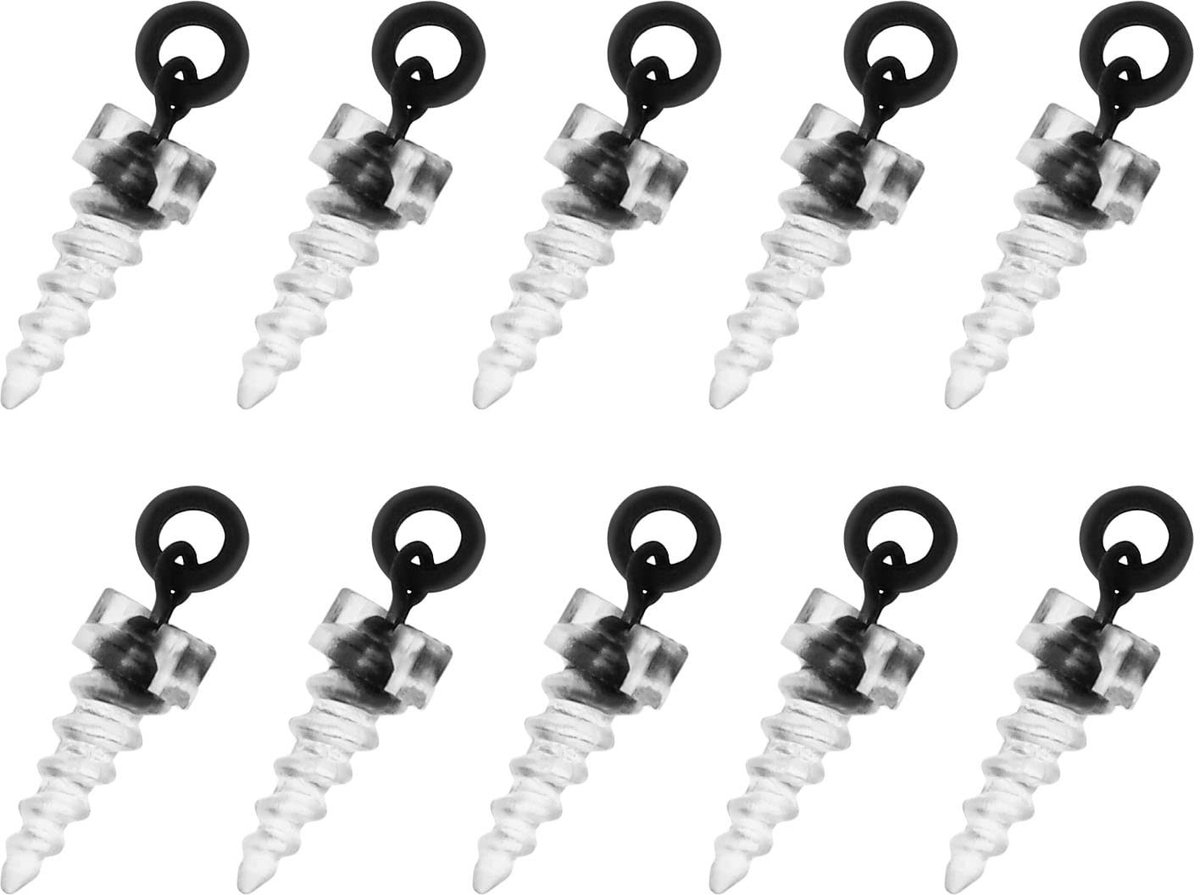 Dailygoods - Dailygoody - Vissen Lokken Schroeven - Aas Schroeven 50Pcs - Pop Up Peg - 15mm - Vissen Accessoires - Ideaal voor D Rigs Chod Rigs Blow Back Rigs