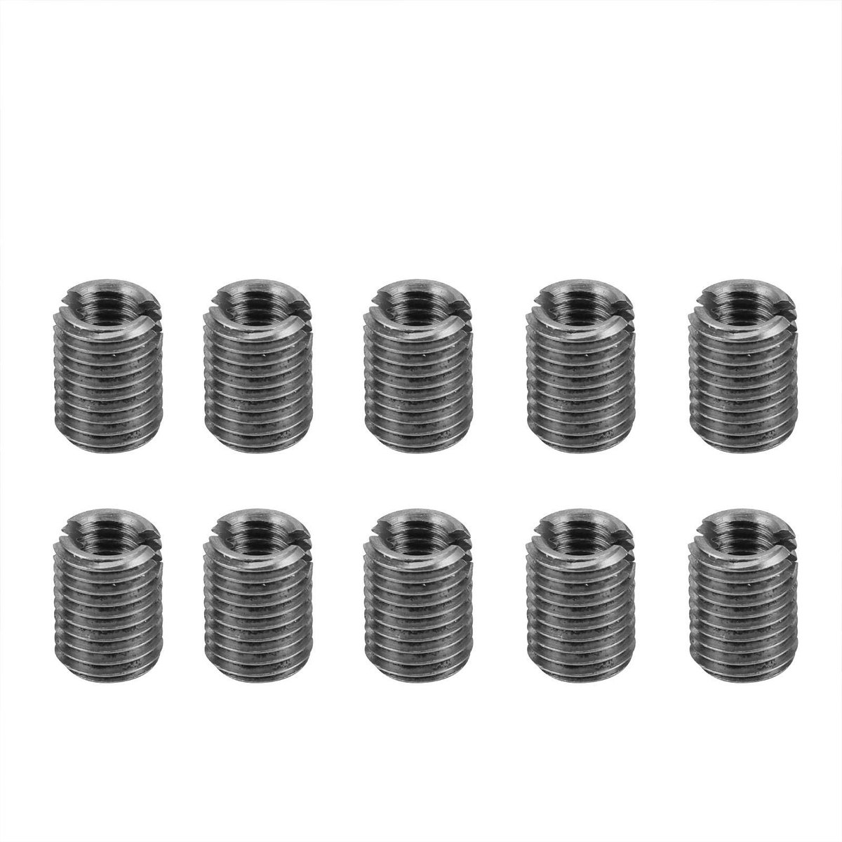 Dailygoods - Dailygoody - Schroefdraadinsers - Reparatiegereedschap - M4 x 0,7 mm - Roestvrij staal - M6 x 0,75 mm - Voor veelzijdig gebruik - Lengte 8 mm