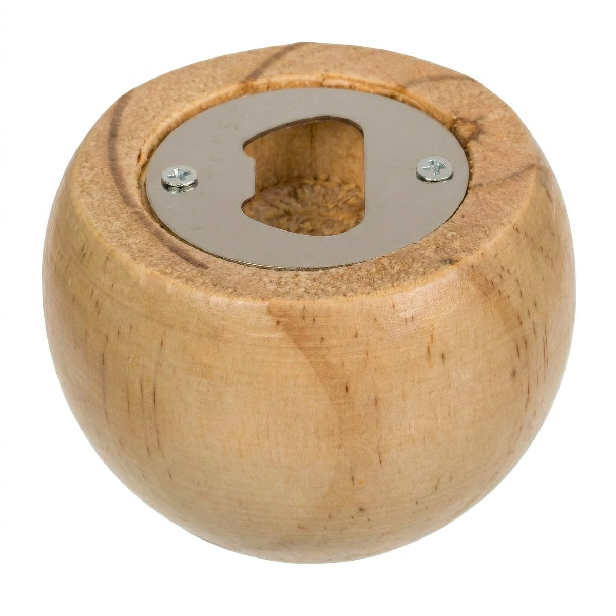 Dailygoods - QCTrial - Dailygoods - Dailygoody - Houten Flessenopener - Metalen Handvat - Perfect voor Feesten en Barbecues - Handzaam en duurzaam - Ideaal voor wijnflessen - Geschikt vo.