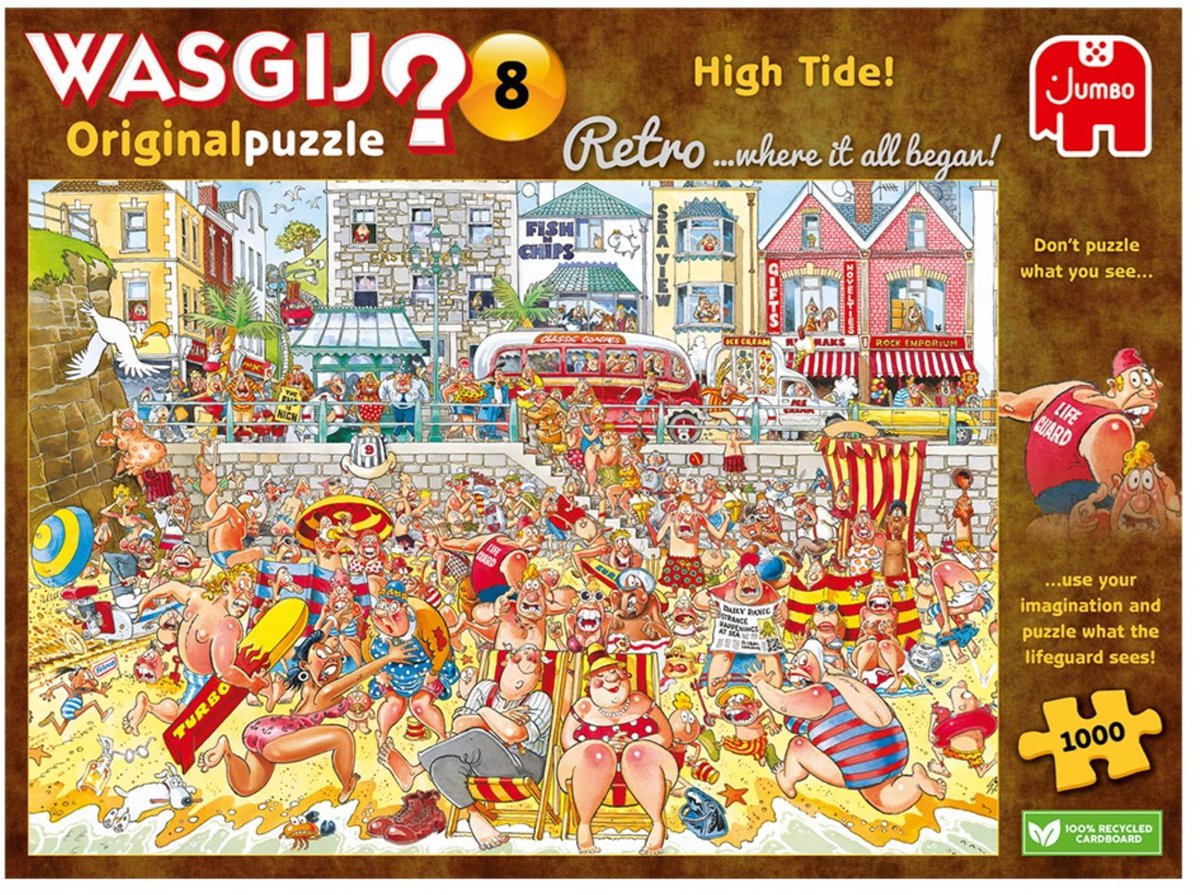 Wasgij Retro Original 8 - Vloed! - Puzzel - 1000 stukjes — afbeelding 3