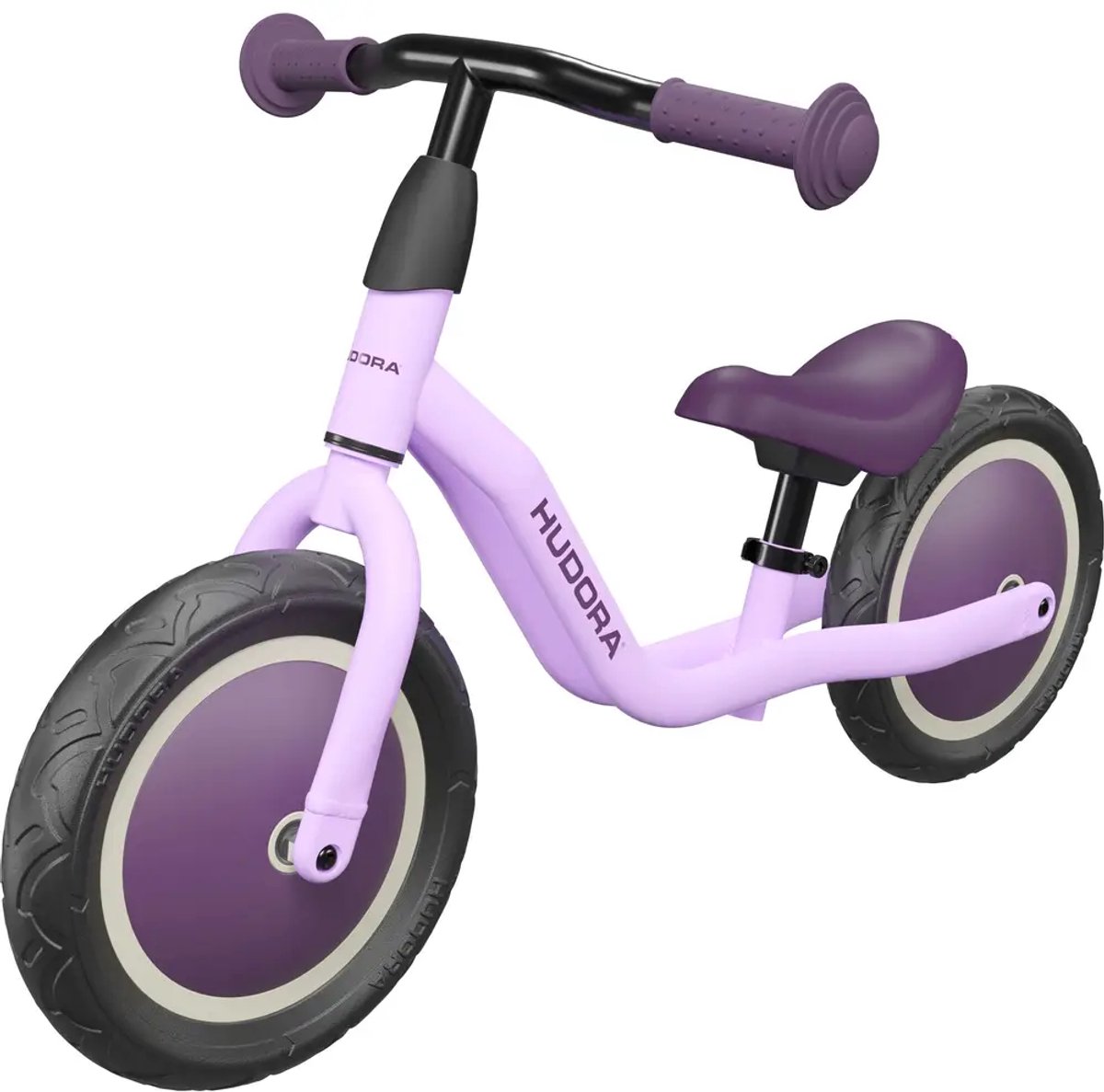 Hudora loopfiets Cruisy 10 inch lavender - kinderfiets leerfiets.