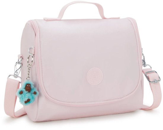 Kipling New Kichirou Lunch Bag Sea Pink Met