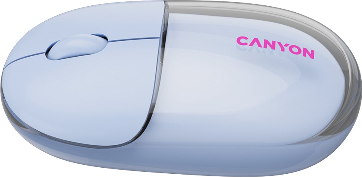 Canyon OnClick 24 - Draadloze Muis - Transparante Behuizing - 1200 DPI - Ergonomisch Ontwerp