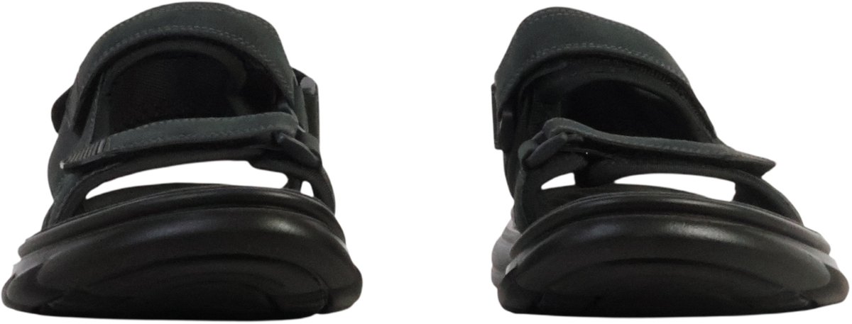 Platte sandalen met klittenband