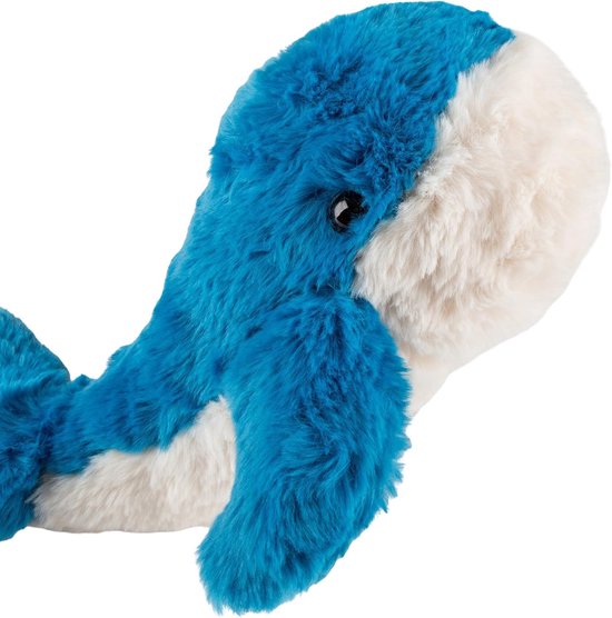 Pluche Walvis Knuffel - Zacht Dier - Spelen en Slapen - Vederzacht Pluche - 42 cm - Blauw — afbeelding 2
