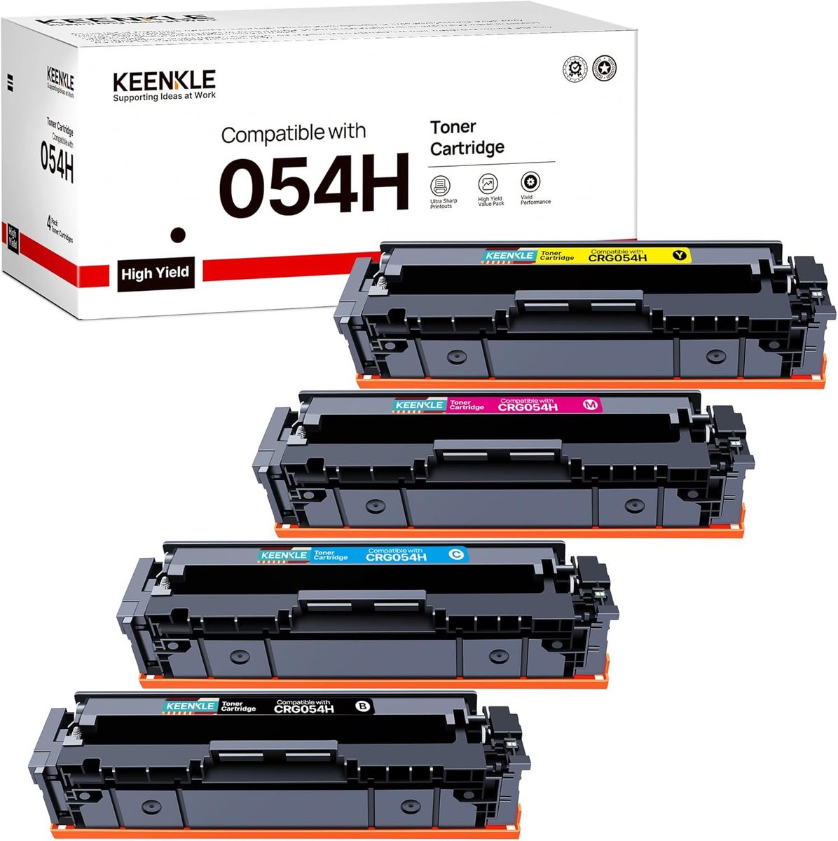 Toner Cartridges - Printer Inkt - Kleuren Printen - Hoge Capaciteit - 4-Pack - Multicolor