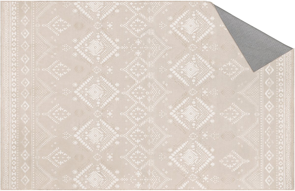 SONGMICS HOME - Tapijt - Vloerkleed voor Woonkamer Slaapkamer - Antislip - Wasbaar - Zacht en Kortpolig