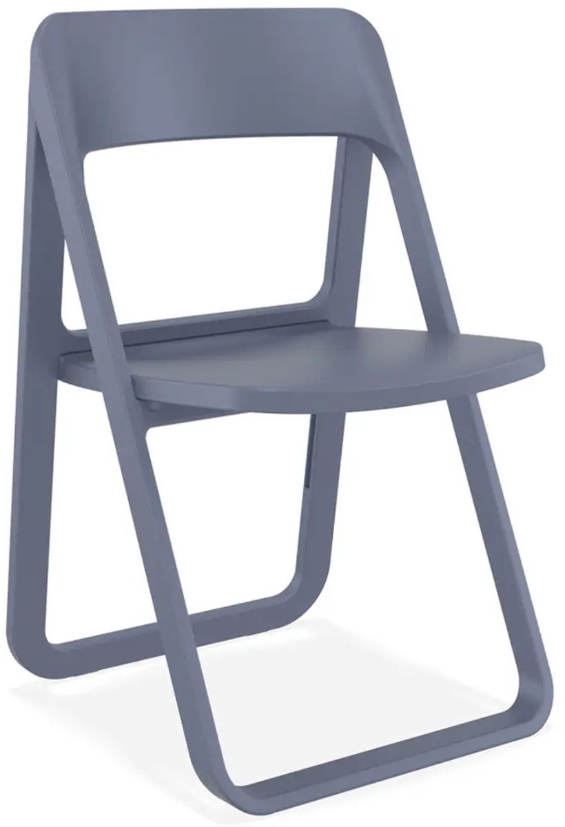 Légia Home SLAG - Eetkamerstoel - Minimalistisch Design - Stapelbaar - Grijs