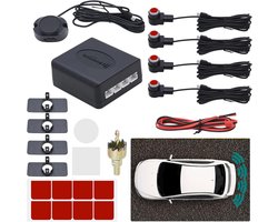 Parkeersensoren Auto - Achteruitrij Systeem - Veilig Parkeren - Vier Sensoren - 23.8 x 16 x 4.2 cm - Roze