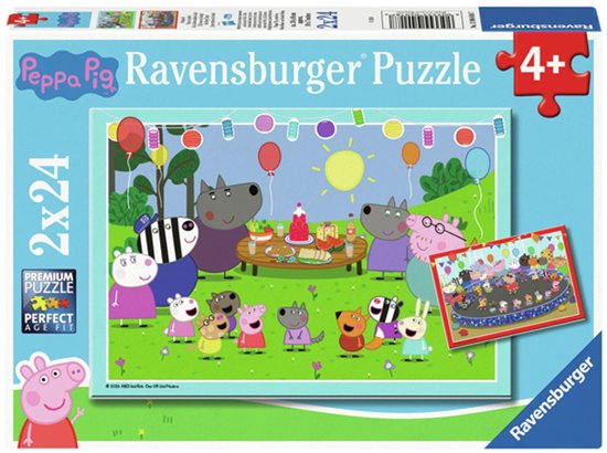 Peppa Pig puzzelset 2 x 24 stukjes