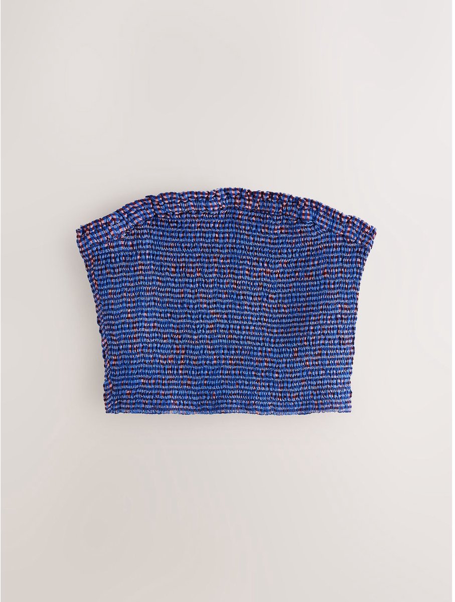Next - Dames - Gesmokte bandeau-top - Paars