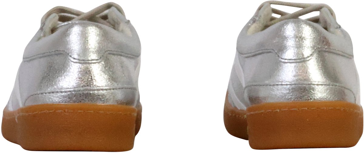 Leren sneakers Essential Silver