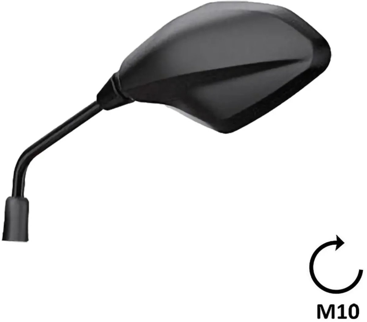 Bcr Yamaha Mt-03 Linker Buitenspiegel Zilver