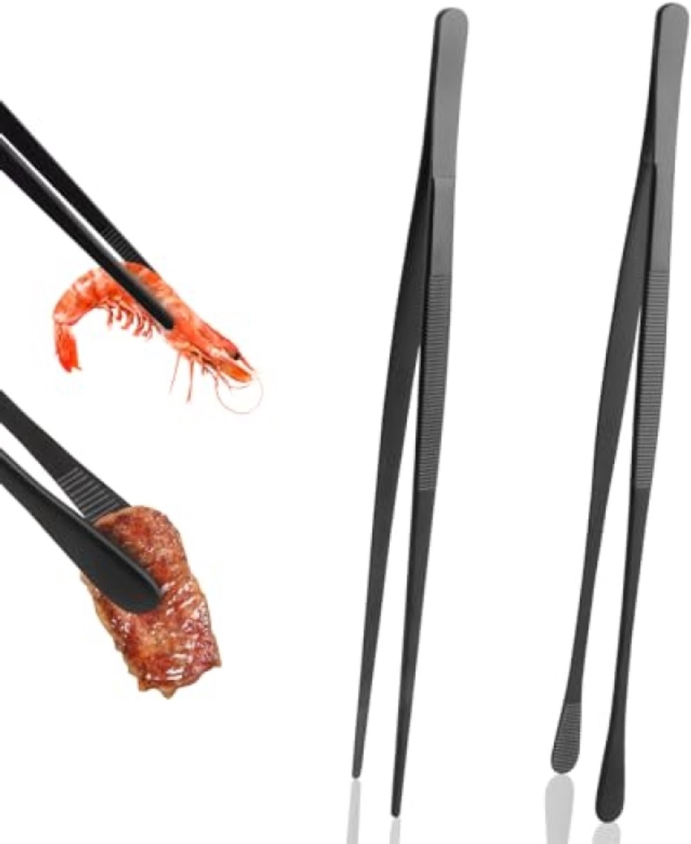 Kooktangenset 30,5 cm - RVS Keukengereedschap voor Koken en Grillen