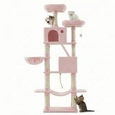 Feandrea - Krabpaal - Kattenboom - Grote Katten - 13 Krabpalen - 2 Grotten - Meerdere Niveaus