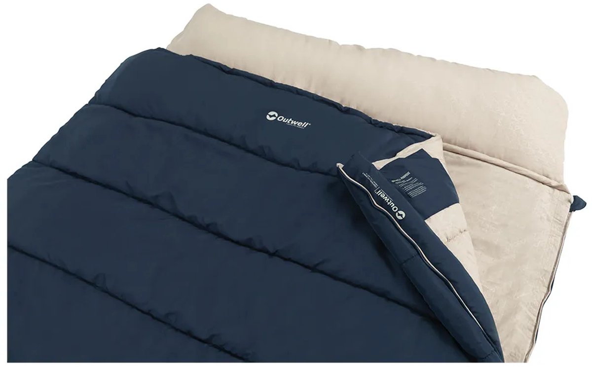 Outwell Contour Lux Double sac de couchage rectangulaire 2 personnes 145 x 220